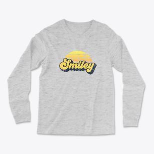 Smiley Texas Sublime Sunset Light Soft Long Sleeve T-Shirt