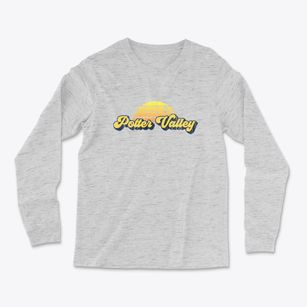 Potter Valley California Sublime Sunset Light Soft Long Sleeve T-Shirt