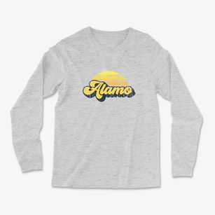 Alamo North Dakota Sublime Sunset Light Soft Long Sleeve T-Shirt