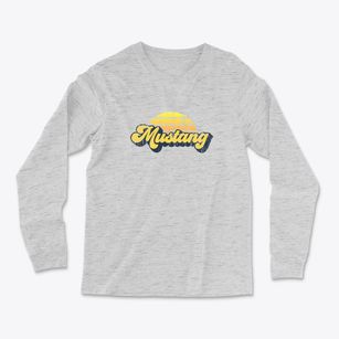Mustang Texas Sublime Sunset Light Soft Long Sleeve T-Shirt