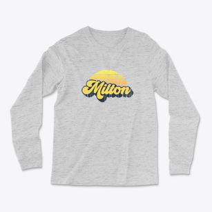 Milton Vermont Sublime Sunset Light Soft Long Sleeve T-Shirt