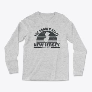  New Jersey Sunset Light Soft Long Sleeve T-Shirt