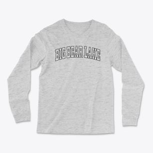 Big Bear Lake California Trendy Block Light Soft Long Sleeve T-Shirt