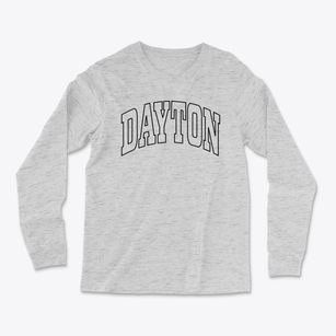 Dayton Virginia Trendy Block Light Soft Long Sleeve T-Shirt