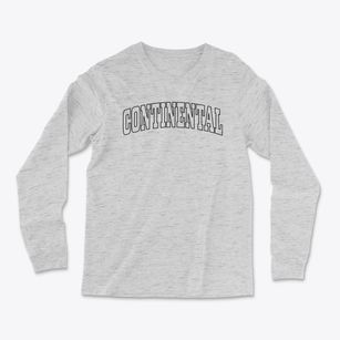Continental Ohio Trendy Block Light Soft Long Sleeve T-Shirt