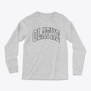 Olathe Kansas Trendy Block Light Soft Long Sleeve T-Shirt
