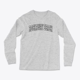 Rockaway Beach Missouri Trendy Block Light Soft Long Sleeve T-Shirt