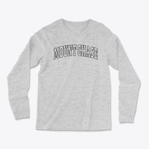 Mount Chase Maine Trendy Block Light Soft Long Sleeve T-Shirt