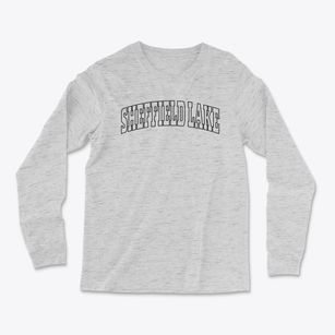 Sheffield Lake Ohio Trendy Block Light Soft Long Sleeve T-Shirt