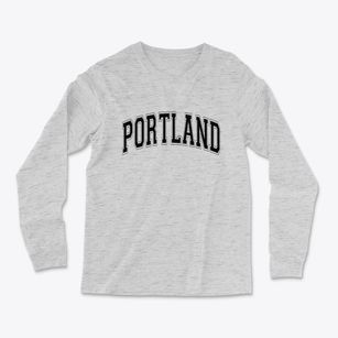 Portland New York Varsity Light Soft Long Sleeve T-Shirt