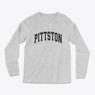 Pittston Maine Varsity Light Soft Long Sleeve T-Shirt