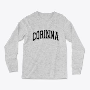 Corinna Maine Varsity Light Soft Long Sleeve T-Shirt