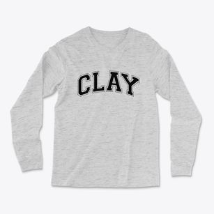 Clay California Varsity Light Soft Long Sleeve T-Shirt