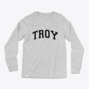 Troy Ohio Varsity Light Soft Long Sleeve T-Shirt