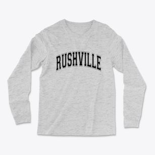 Rushville New York Varsity Light Soft Long Sleeve T-Shirt