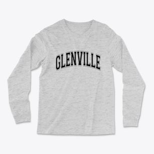 Glenville North Carolina Varsity Light Soft Long Sleeve T-Shirt