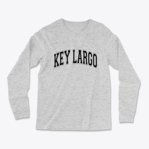 Key Largo Florida Varsity Light Soft Long Sleeve T-Shirt