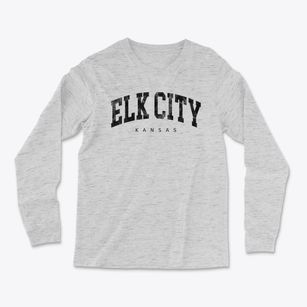 Elk City Kansas Urban Vibe Light Soft Long Sleeve T-Shirt
