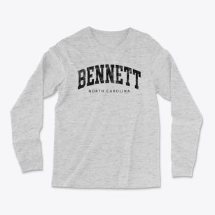 Bennett North Carolina Urban Vibe Light Soft Long Sleeve T-Shirt