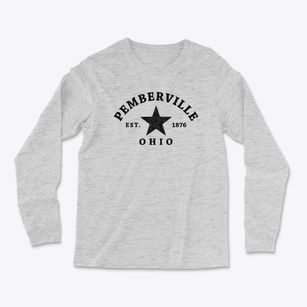 Pemberville Ohio Star Light Soft Long Sleeve T-Shirt