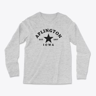 Aplington Iowa Star Light Soft Long Sleeve T-Shirt