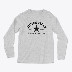 Jonesville South Carolina Star Light Soft Long Sleeve T-Shirt