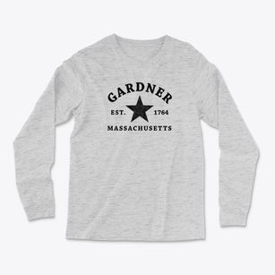 Gardner Massachusetts Star Light Soft Long Sleeve T-Shirt