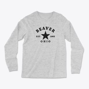 Beaver Ohio Star Light Soft Long Sleeve T-Shirt
