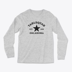 Tahlequah Oklahoma Star Light Soft Long Sleeve T-Shirt