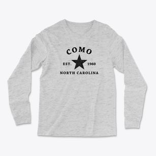 Como North Carolina Star Light Soft Long Sleeve T-Shirt