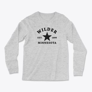Wilder Minnesota Star Light Soft Long Sleeve T-Shirt