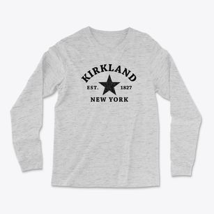 Kirkland New York Star Light Soft Long Sleeve T-Shirt