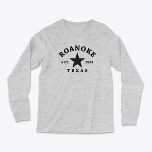 Roanoke Texas Star Light Soft Long Sleeve T-Shirt