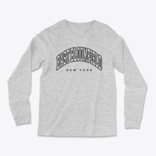 East Bloomfield New York Inline Light Soft Long Sleeve T-Shirt