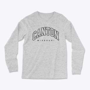 Canton Missouri Inline Light Soft Long Sleeve T-Shirt