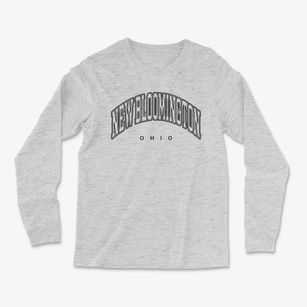 New Bloomington Ohio Inline Light Soft Long Sleeve T-Shirt