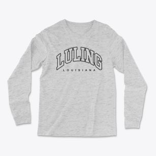 Luling Louisiana Inline Light Soft Long Sleeve T-Shirt
