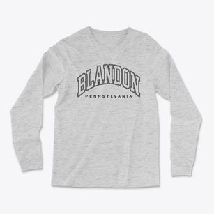 Blandon Pennsylvania Inline Light Soft Long Sleeve T-Shirt