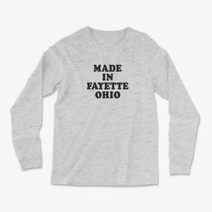Fayette Ohio Classic 70s Light Soft Long Sleeve T-Shirt