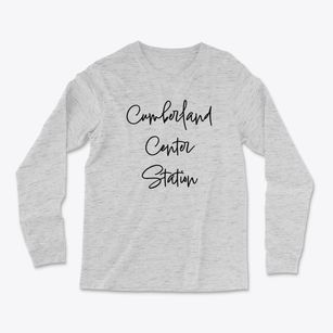 Cumberland Center Station Maine Freestyle Light Soft Long Sleeve T-Shirt