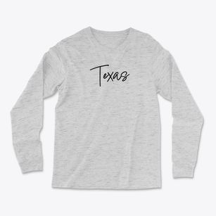 Texas New Jersey Freestyle Light Soft Long Sleeve T-Shirt