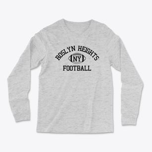 Roslyn Heights New York Football Light Soft Long Sleeve T-Shirt