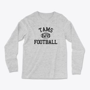 Tams West Virginia Football Light Soft Long Sleeve T-Shirt