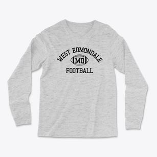 West Edmondale Maryland Football Light Soft Long Sleeve T-Shirt