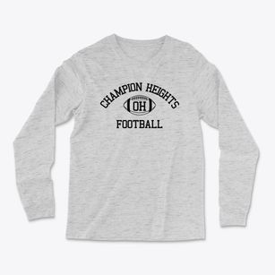 Champion Heights Ohio Football Light Soft Long Sleeve T-Shirt