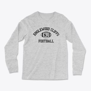 Englewood Cliffs New Jersey Football Light Soft Long Sleeve T-Shirt