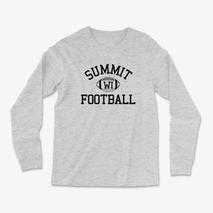 Summit Wisconsin Football Light Soft Long Sleeve T-Shirt