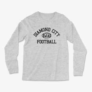 Diamond City Washington Football Light Soft Long Sleeve T-Shirt