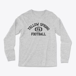 Yellow Spring Pennsylvania Football Light Soft Long Sleeve T-Shirt