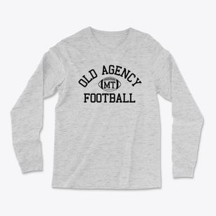 Old Agency Montana Football Light Soft Long Sleeve T-Shirt